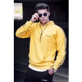 Madmext 4721 Sarı Erkek Sweatshirt