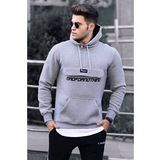Madmext 4729 Gri Erkek Sweatshirt