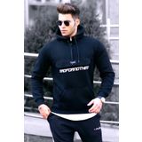 Madmext 4729 Siyah Erkek Sweatshirt