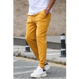 Madmext 4821 Sarı Paçası Lastikli Erkek Eşofman