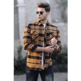 Madmext 4950 Camel Oduncu Erkek Gömlek