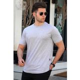 Madmext 4951 Gri Erkek T-shirt