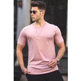 Madmext 4951 Pudra Erkek T-shirt