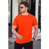 Madmext 4951 Turuncu Erkek Tişört