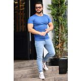 Madmext 4973 Siyah Erkek T-shirt
