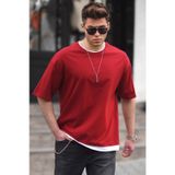 Madmext 4978 Bordo Erkek T-shirt