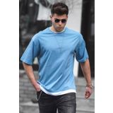 Madmext 4978 Mavi Erkek T-shirt