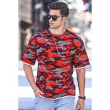Madmext 4983 Kırmızı Erkek T-shirt