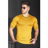 Madmext 5080 Hardal Erkek T-shirt