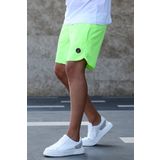Madmext 5087 Sarı Neon Erkek Deniz Şortu