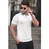 Madmext 5099 Beyaz Erkek Tişört