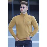 Madmext 5155 Hardal Erkek Sweatshirt
