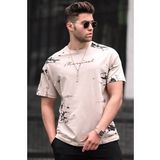 Madmext 5207 Bej Erkek T-shirt