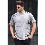 Madmext 5207 Gri Erkek T-shirt