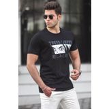 Madmext 5224 Siyah Erkek T-shirt