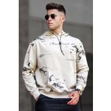 Madmext 5291 Bej Erkek Sweatshirt