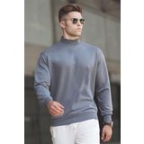 Madmext 5301 Füme Balıkçı Yaka Erkek Sweatsihrt