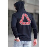 Madmext 5303 Siyah Baskılı Erkek Sweatshirt