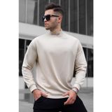 Madmext 5329 Bej Erkek Sweatshirt