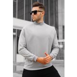 Madmext 5329 Boyalı Gri Erkek Sweatshirt