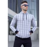 Madmext 5330 Gri Kapüşonlu Sweatshirt