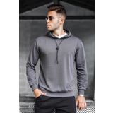 Madmext 5334 Füme Erkek Sweatshirt