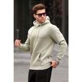 Madmext 5339 Yağ Yeşili Erkek Sweatshirt