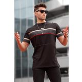 Madmext 5372 Erkek Siyah T-shirt