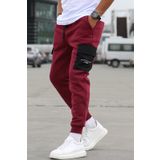 Madmext 5475 Bordo Cep Detaylı Eşofman Altı