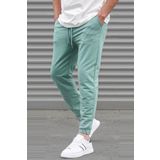 Madmext 5494 Mint Yeşili Basic Paçası Lastikli Erkek Eşofman
