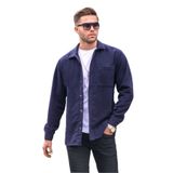 Madmext 5580 Lacivert Regular Fit Oduncu Erkek Gömlek