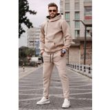 Madmext 5634 Bej Erkek Eşofman Takımı