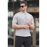 Madmext 5685 Kahverengi Erkek T-shirt
