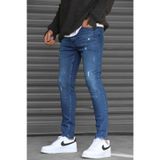 Madmext 5712 Skinny Fit Lacivert Erkek Jean