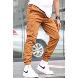 Madmext 5740 Slim Fit Camel Erkek Jogger Pantolon
