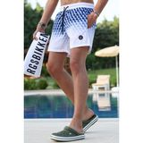 Madmext 5778 Lacivert Basic Cepli Deniz Şortu