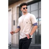 Madmext 5806 Bej Erkek T-shirt