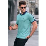 Madmext 5888 Yeşil Erkek Polo Yaka Tişört