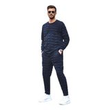 Madmext 5907 Siyah Kapitone Desenli Erkek Eşofman Takımı