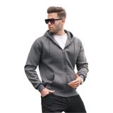 Madmext 6033 Füme Kapüşonlu Regular Fit Erkek Sweatshirt