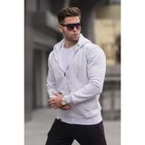 Madmext 6033 Karmelanj Kapüşonlu Regular Fit Erkek Sweatshirt
