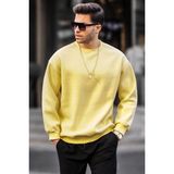 Madmext 6048 Sarı Erkek Sweatshirt