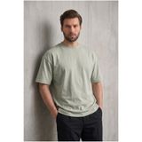Madmext 6066 Çağla Yeşili Oversize Fit Basic Erkek T-shirt