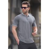 Madmext 6105 Polo Yaka Füme Regular Fit Erkek T-shirt