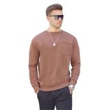 Madmext 6136 Kahverengi Erkek Sweatshirt
