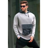 Madmext 6138 Gri Erkek Sweatshirt