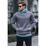 Madmext 6139 Füme Erkek Sweatshirt