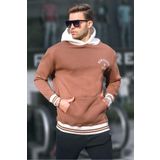 Madmext 6139 Kahverengi Erkek Sweatshirt