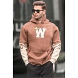 Madmext 6141 Kahverengi Erkek Sweatshirt