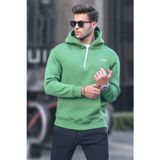 Madmext 6143 Yeşil Erkek Sweatshirt